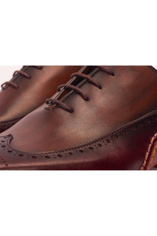 Vinci Royal Leather Oxford - Burgundy-AmbrogioShoes