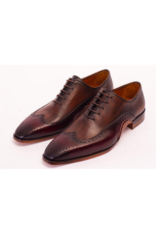 Vinci Royal Leather Oxford - Burgundy-AmbrogioShoes