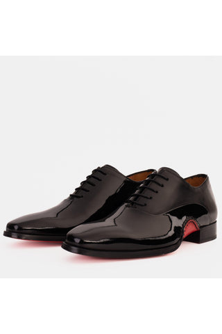 Vinci Royal Patent Oxford - Black-AmbrogioShoes