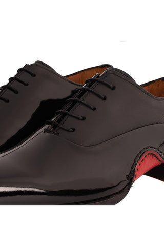 Vinci Royal Patent Oxford - Black-AmbrogioShoes