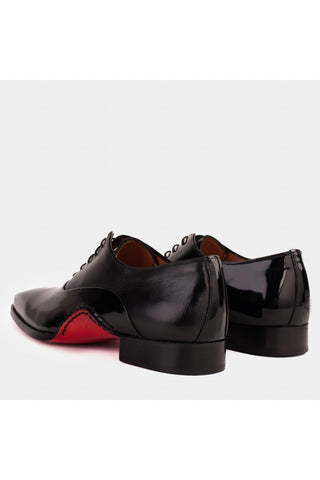Vinci Royal Patent Oxford - Black-AmbrogioShoes