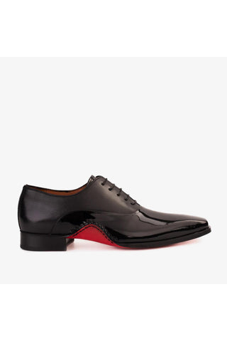 Vinci Royal Patent Oxford - Black-AmbrogioShoes