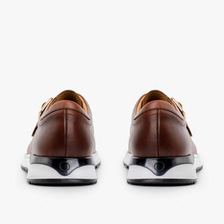 Vinci Torino  Leather Single Monk-Strap Sneaker - Tan