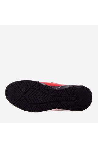 Vinci Vertex Leather Sneaker - Red-AmbrogioShoes