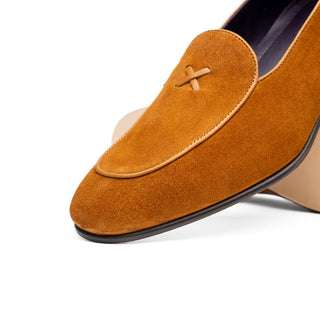 Zelli Italia 16-681 Men's Shoes Goat-Skin Suede Slip-On Loafer (ZEL1036)-AmbrogioShoes