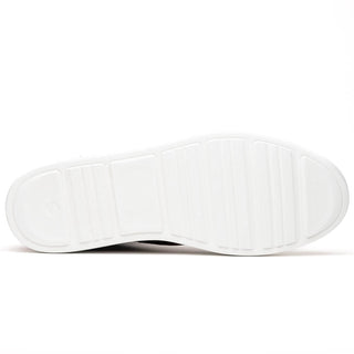 Zelli Italia Bravo Men's Shoes Cognac & Brown Burnished Calf-Skin Leather High-Top Sneaker (ZEL1061)-AmbrogioShoes