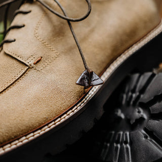 Zelli Italia Campo Men's Shoes Oak Wax Finish Goat-Skin Suede Derby (ZEL1041)-AmbrogioShoes