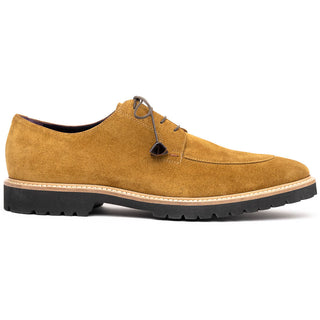 Zelli Italia Campo Men's Shoes Tobacco Goat-Skin Suede Derby (ZEL1042)-AmbrogioShoes