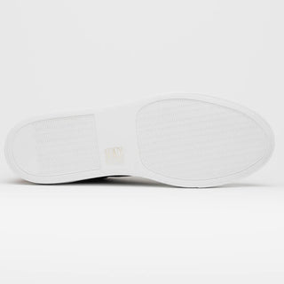 Zelli Italia Diaz Men's Shoes Navy Rubberized Calf-Skin Leather Sneaker (ZEL1062)-AmbrogioShoes