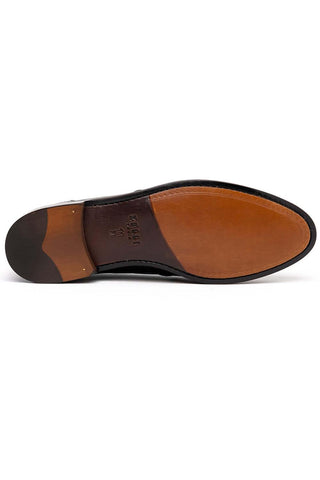Zelli Italia Franco Black Teju Lizard Skin Tassel Loafer (ZEL1006)-AmbrogioShoes