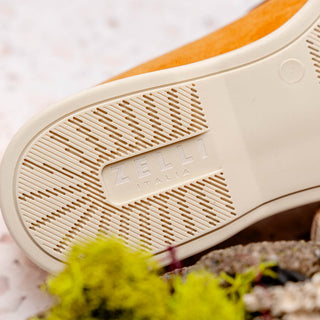 Zelli Italia Livorno Men's Shoes Cognac Goat-Skin Suede Slip-On Loafer (ZEL1030)-AmbrogioShoes