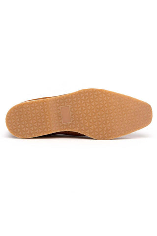 Zelli Italia Meo 3 Cognac Genuine Suede Goat Skin Penny Loafer (ZEL1002)-AmbrogioShoes