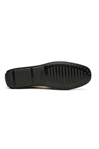 Zelli Italia Monza Bone & Chestnut Calf-Skin Suede Driver (ZEL1045)-AmbrogioShoes