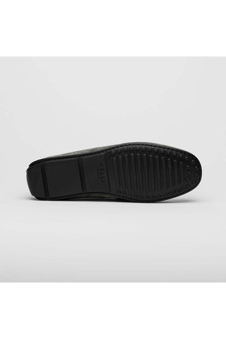 Zelli Italia Monza Gray Calf-Skin Suede & Crocodile Skin Driver (ZEL1044)-AmbrogioShoes