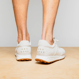 Zelli Italia Roxi Men's Shoes White Suede & Calf-Skin Leather Sneaker (ZEL1078)-AmbrogioShoes