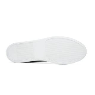 Zelli Italia Russo Men's Shoes Olive Burnished Calf-Skin Leather Sneaker (ZEL1050)-AmbrogioShoes