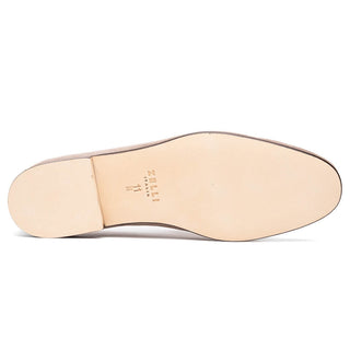 Zelli Italia Tippa Men's Shoe Taupe Suede & Calf-Skin Leather Penny Loafer (ZEL1033)-AmbrogioShoes
