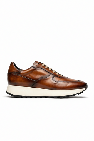 Ambrogio Phillip Leather Sneaker-AmbrogioShoes