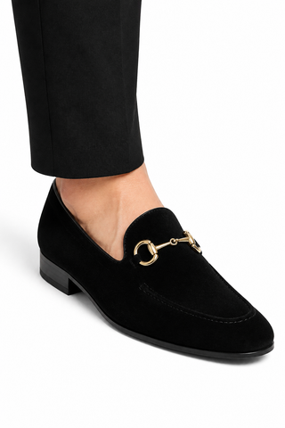 Carrucci KS308-101V Black onfoot view