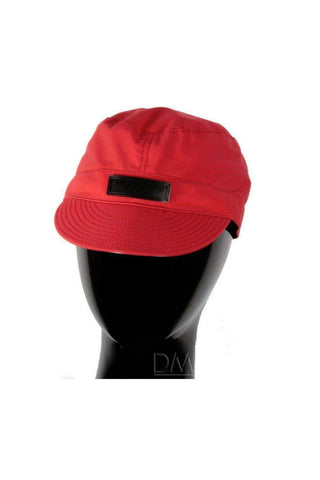 Burberry Men's Water Resistant Army Cap Red (BURHAT020)-AmbrogioShoes