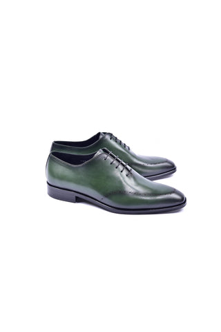 C0014023-5453 lace up -Green-AmbrogioShoes