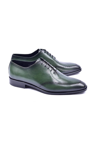 Corrente 5453 Leather Oxford - Green