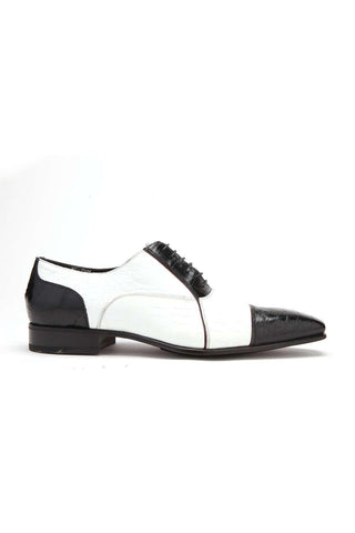 Caporicci 201 Alligator Cap-Toe Oxford-AmbrogioShoes