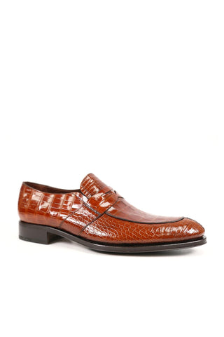Caporicci 3321 Alligator Penny Loafer-AmbrogioShoes