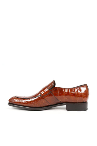 Caporicci 3321 Alligator Penny Loafer-AmbrogioShoes