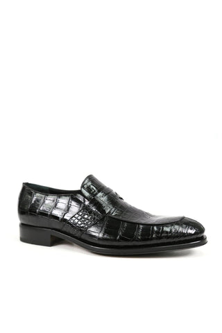 Caporicci 3321 Alligator Penny Loafer-AmbrogioShoes