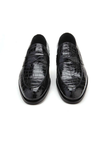 Caporicci 3321 Alligator Penny Loafer-AmbrogioShoes