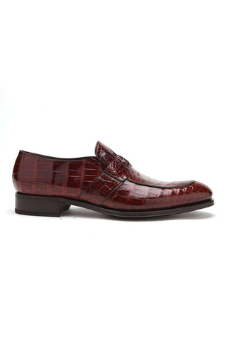 Caporicci 3321 Alligator Penny Loafer-AmbrogioShoes