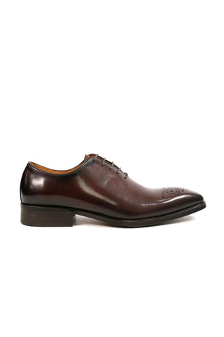 Carrucci KS503-36 Leather Whole cut Oxford-AmbrogioShoes
