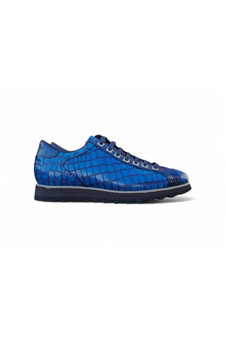 Carruci KS626-02 Embossed Leather Sneaker-AmbrogioShoes