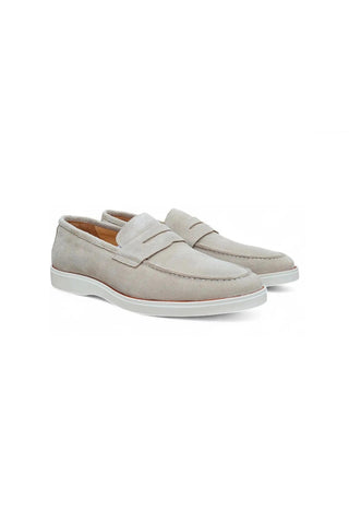 Carruci KS660-03S Suede Penny Loafer-AmbrogioShoes