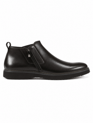 Cesare Paciotti Vit Mat Black Leather Boots CPM3056 side profile