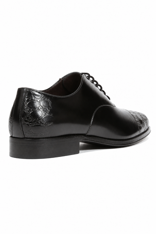 Cesare Paciotti Vit Corsaro Black Oxfords CPM5009 rear heel