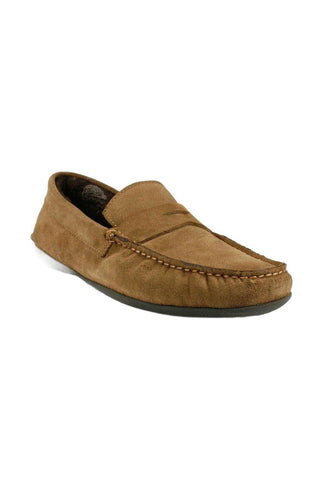 Cesare Paciotti Luxury Italian Men Designer Shoes Camoscio Castoro Brown Moccasins (CPM2214)-AmbrogioShoes
