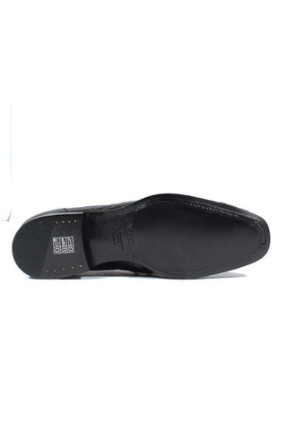 Cesare Paciotti Luxury Italian Men's Designer Shoes Magic Baby Black Struz Leather Loafers (CPM2618)-AmbrogioShoes
