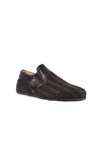 Cesare Paciotti Luxury Italian Men's Designer Shoes Pannelo Black Leather Loafers (CPM2638)-AmbrogioShoes