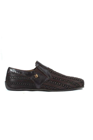 Cesare Paciotti Luxury Italian Men's Designer Shoes Pannelo Black Leather Loafers (CPM2638)-AmbrogioShoes