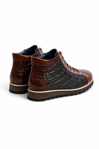 Carrucci KB626-13E Chestnut on-foot lifestyle view