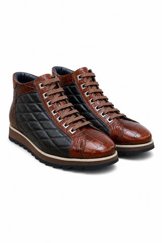 Carrucci KB626-13E Chestnut rear three-quarter view