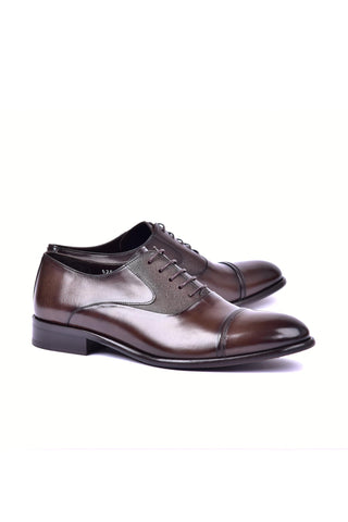 Corrente 5256 Leather Oxford - Brown-AmbrogioShoes