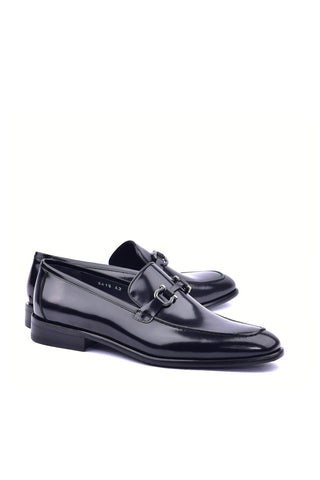 Corrente 6415 Leather Horse-Bit Loafer-AmbrogioShoes