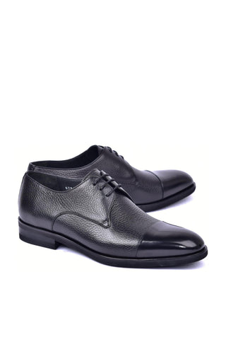 Corrente 6793 Deer Derby - Black-AmbrogioShoes