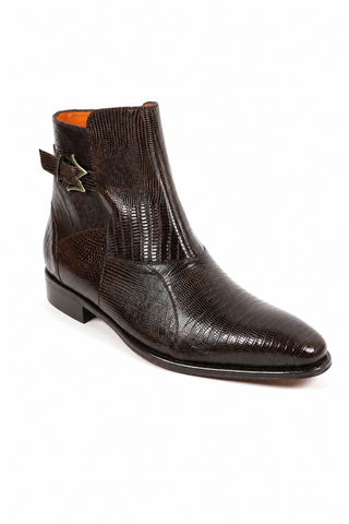 Dellamoda luxury image 02 · Mezlan 50228-L Lizard Buckle Boot (MZ3925)