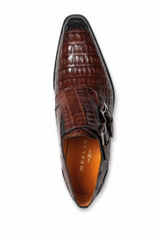 Dellamoda luxury image 05 · Mezlan 4990-F Crocodile Double Monk-Strap