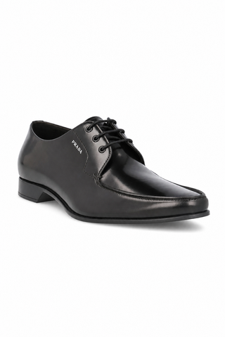 Dellamoda luxury image 02 · Prada 2EC124-P39 Black Leather Oxfords (PRM1041)
