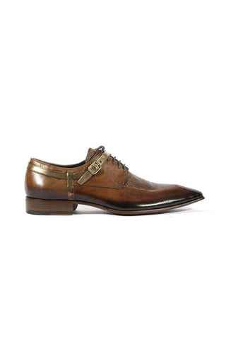 Jo Ghost 4261M Mens Shoes Exotic Lizard Skin & Calf-Skin Leather (JG5101)-AmbrogioShoes